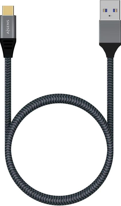 Produktbild Aisens CABLE USB 3.1 GEN2 ALUMINIO 10GBPS 3A USB-C/M-A/M 2.0M (2 m, USB 3.2 Gen 2)
