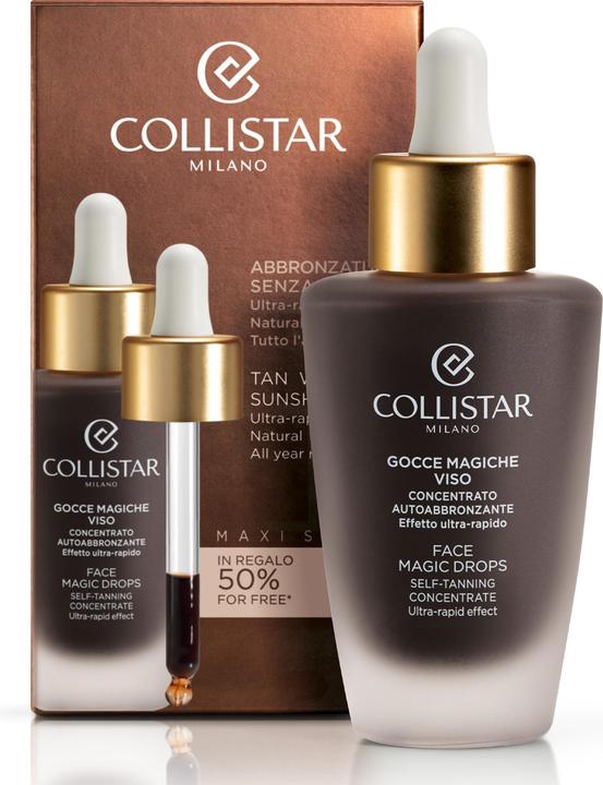 Actual product image Collistar Tan Without Sunshine Face Magic Drops (Self tanning gel, 50 ml)
