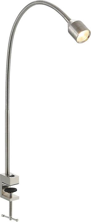 Lindby Hanilo LED Klemmleuchte Nickel (310 lm)