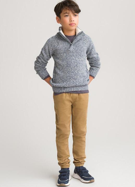 Actual product image La Redoute Collections Jumper with stand-up collar (110)