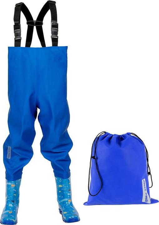 Dönges Kinder-Wathose, EN 343, blau, Grösse 34/35 (W34/L35)