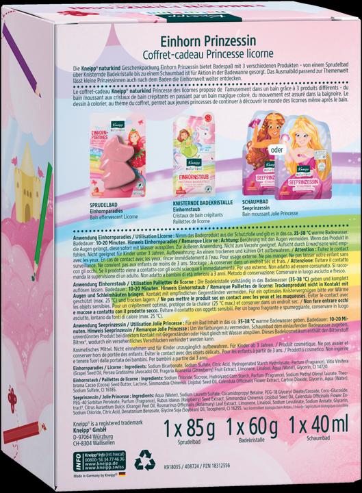 Actual product image Kneipp Nature Child Unicorn Princess (40 ml, Bath salts)