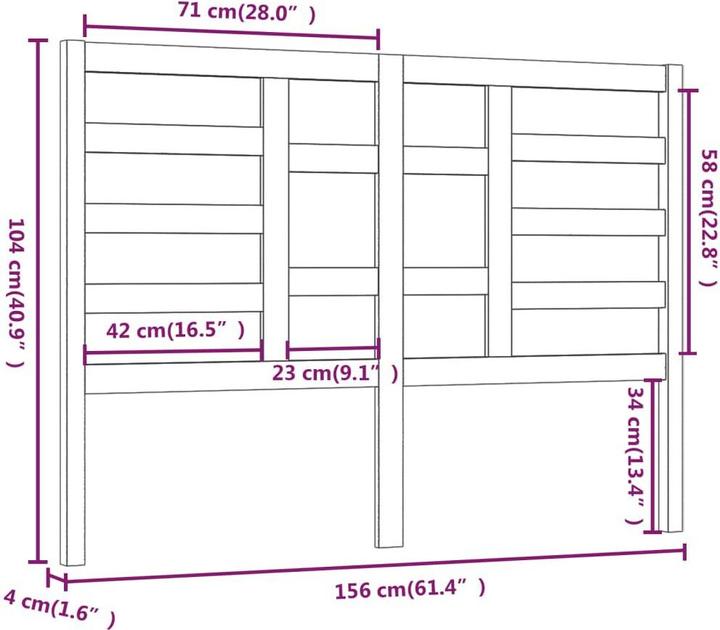 Image du produit VidaXL Edan (156 x 4 x 104 cm)