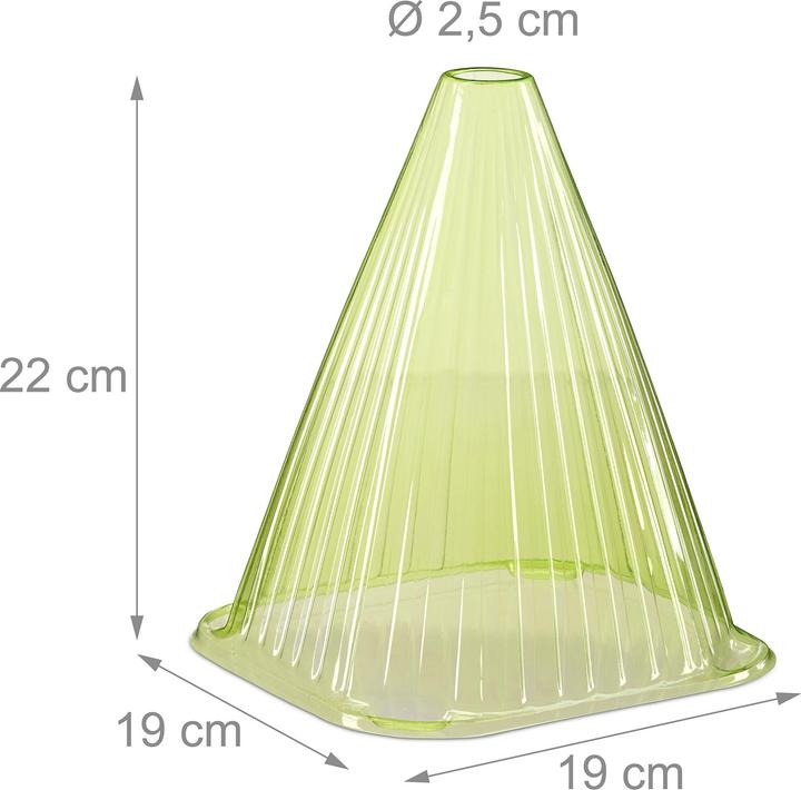 Actual product image Relaxdays Pflanzenhut Schnecken im Set