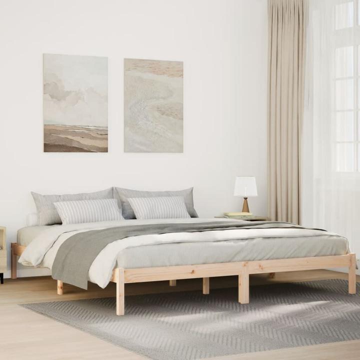 Produktbild VidaXL Bett Extra Lang ohne Matratze 180x210 (180 x 210 cm)