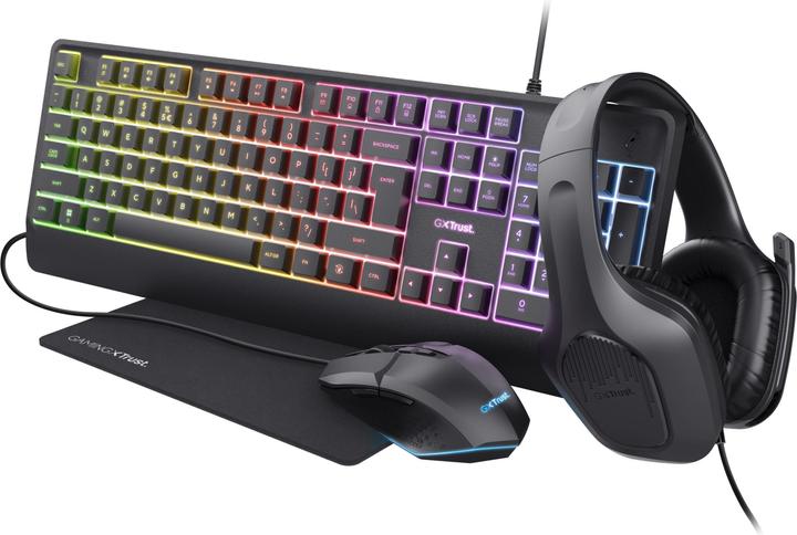 Actual product image Trust GXT 792 Quadrox 4-in-1 Gaming Bundle (US, Cable)