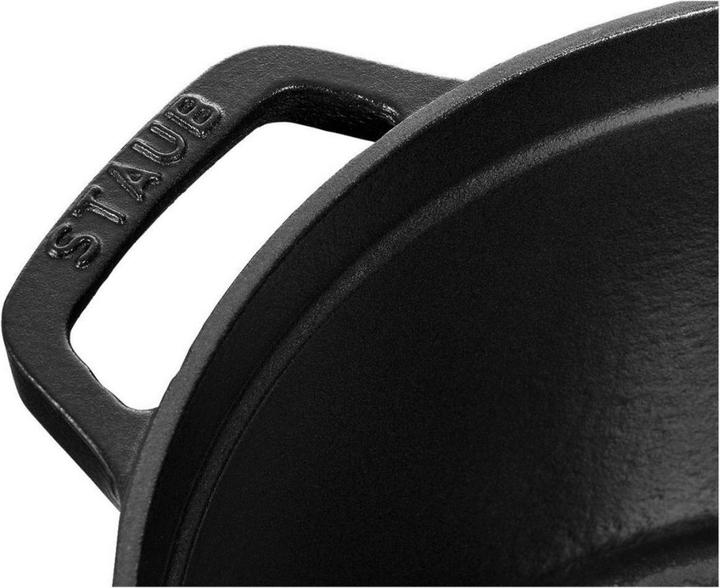 Actual product image Staub La Cocotte Cocotte high, 24 cm, black (24 cm, Casserole + Stewpot, Cast iron)