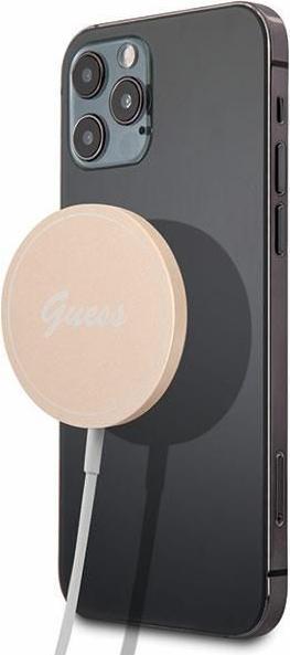 Guess ład indukcyjna GUCBMSLRD 15W MagSafe złoty/gold (15 W)