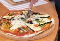 Produktbild Natec Teller Bambuspizza 35cm mit Pizzaschneider b