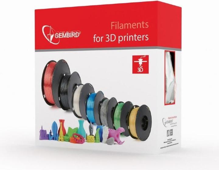 Actual product image Gembird Filament cassette PLA narrow spool (PLA, 1.75 mm, 1000 g, Violet)