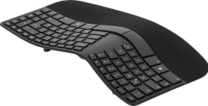 Produktbild Matias Kabellos Tastatur Deutsch, QWERTZ Schwarz Ergonomisch (DE, Kabellos)