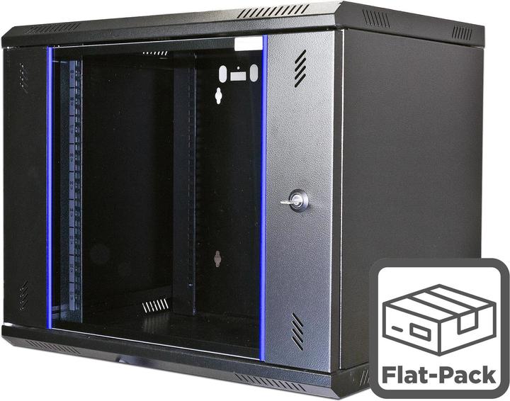 Produktbild Wirewin Wandschrank 600X450X9U Pro 2nd Gen FP 19 / 9HE / Hellgrau (9 HE, 19 Zoll Rack)