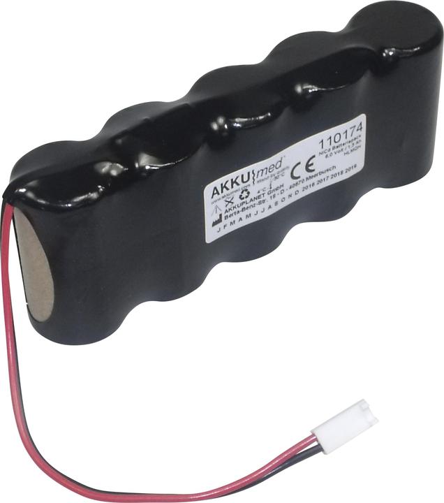 Actual product image AccuCell NC Akku passend für Nonin Medical PulsoxiMeter 8600/ 8604/ 8700/ 8800 CE Konform