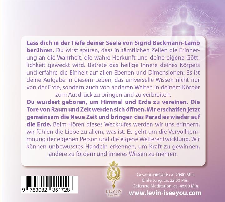 Produktbild Levin-i See You Weckruf für die NEUE Menschheit - Erinnere dich! Die Zeit ist da (Deutsch, Sigrid Beckmann-Lamb, 2021)