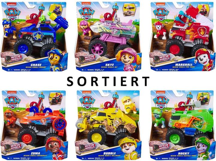 Productafbeelding Spin Master Paw Patrol - Rescue Wheels - Voertuig (Assortiment)