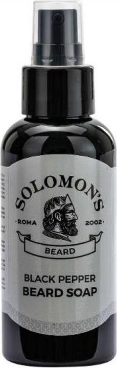 Immagine prodotto Solomon's Beard Sapone di Barba Pepe Nero (100 ml)