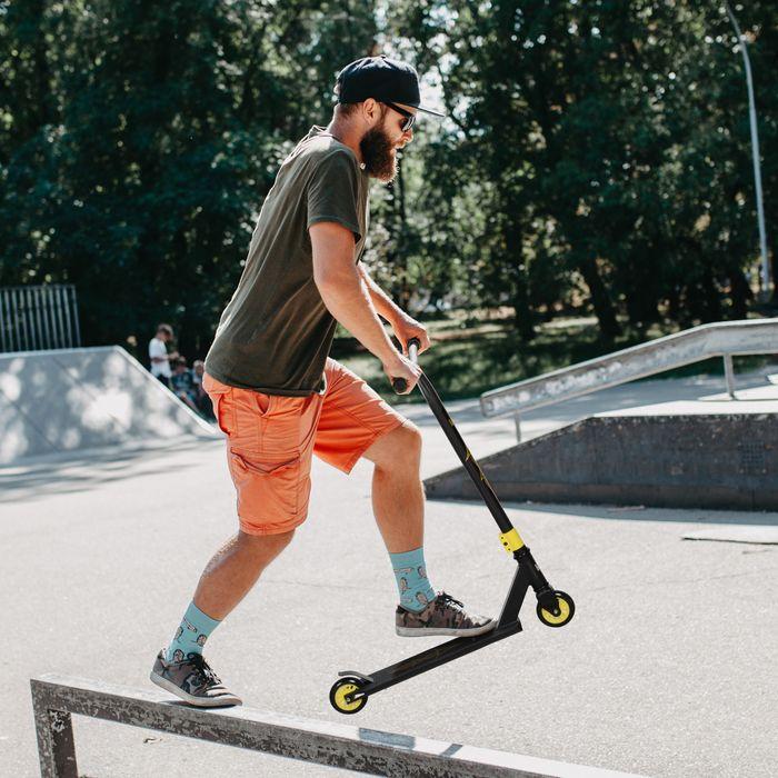 Actual product image Swisshandel24 Stunt Scooter, Funscooter, Stuntscooter mit ABEC 9 Kugellagern, Kickscooter, Gold