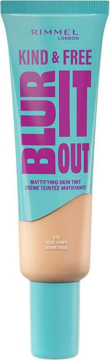 Produktbild Rimmel London Kind & Free Blur It Out Mattierende Hauttönung 010 Rose Elfenbein (010 Rose Ivory)