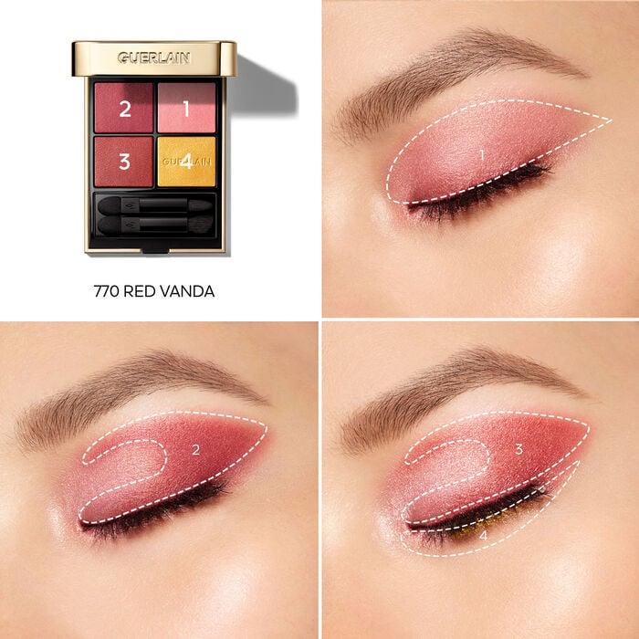 Actual product image Guerlain Ombres G Red Orchid (770 Red Vanda)