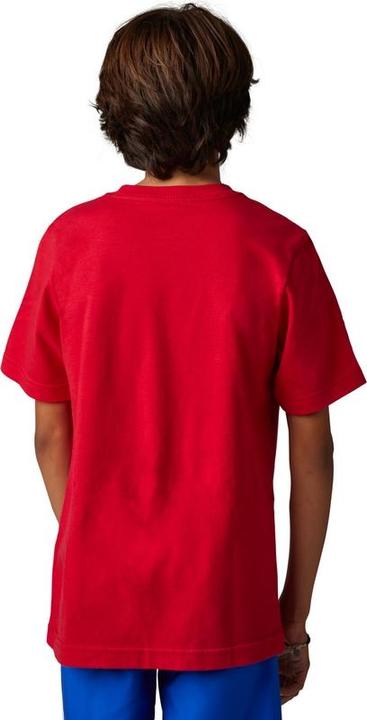 Actual product image Fox Tee 23 Yth Shield Ss Flm Rd Ym (M)