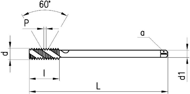 Actual product image Neriox Tap drill Type UNI, HSS-E, VAP, DIN376, M27