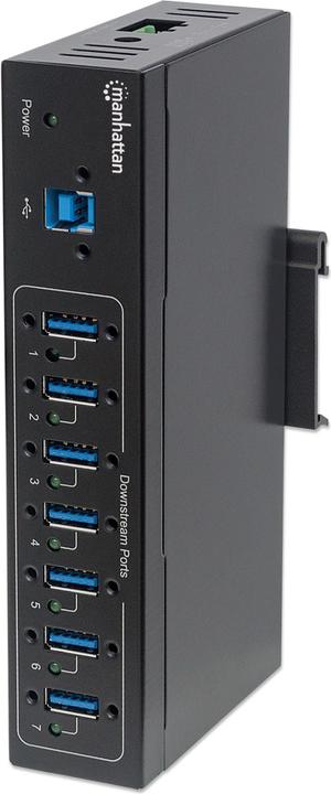 Produktbild Manhattan 7-Port Industrial USB 3.0 Hub (USB-B, 7 Ports)
