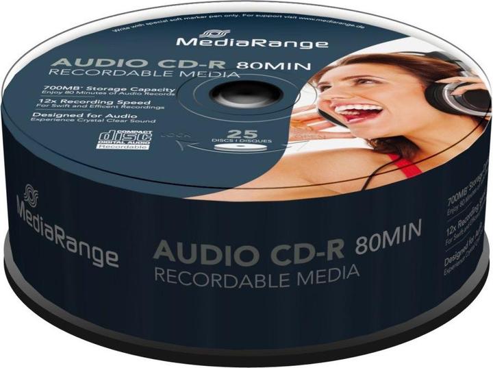Image du produit MediaRange Cd-R (25 x)