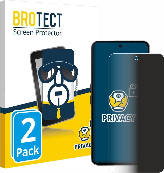 Productafbeelding BROTECT Sichtschutzfolie Anti-Spy Privacy Folie Blaulicht-Schutz (2 Stuk, Niets Telefoon (3a) Pro)