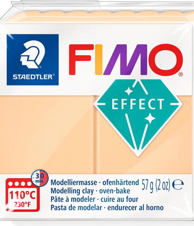 Actual product image Fimo effect 57g peach