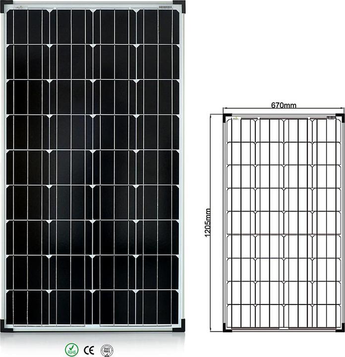 Produktbild Offgridtec 130 Watt Solaranlage Basic-Starter 130W / 12V (130 W)