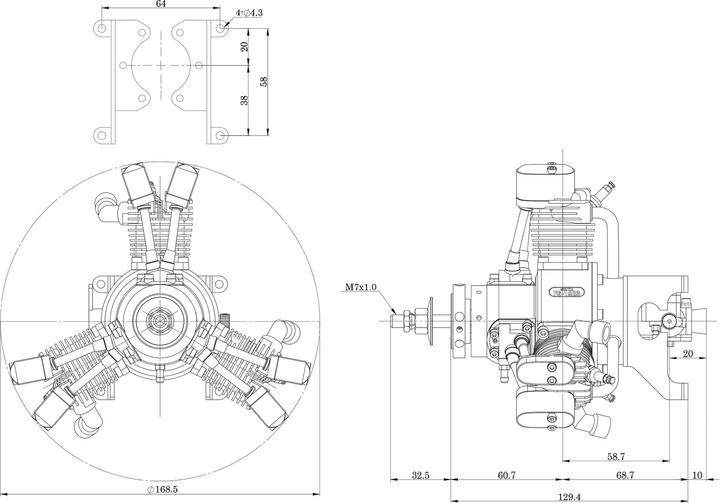 Actual product image Saito fg-19r3