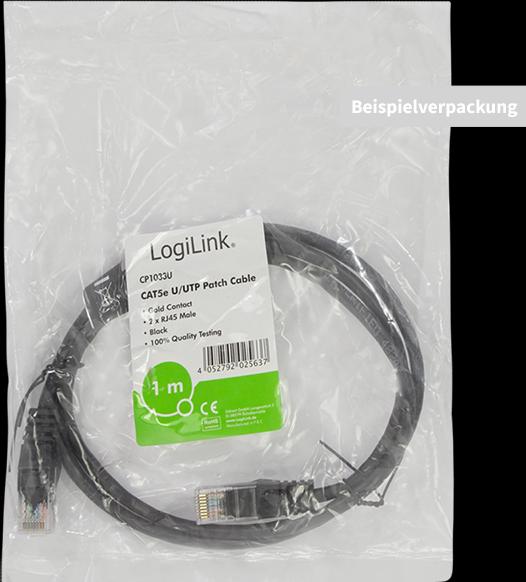 Produktbild LogiLink Netzwerkkabel (U/UTP, CAT5e, 1.50 m)