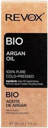 Image du produit Revox Huile d'argan bio 100% pure pressée à froid pour le visage, le corps et les cheveux (Huile pour le corps, 30 ml)