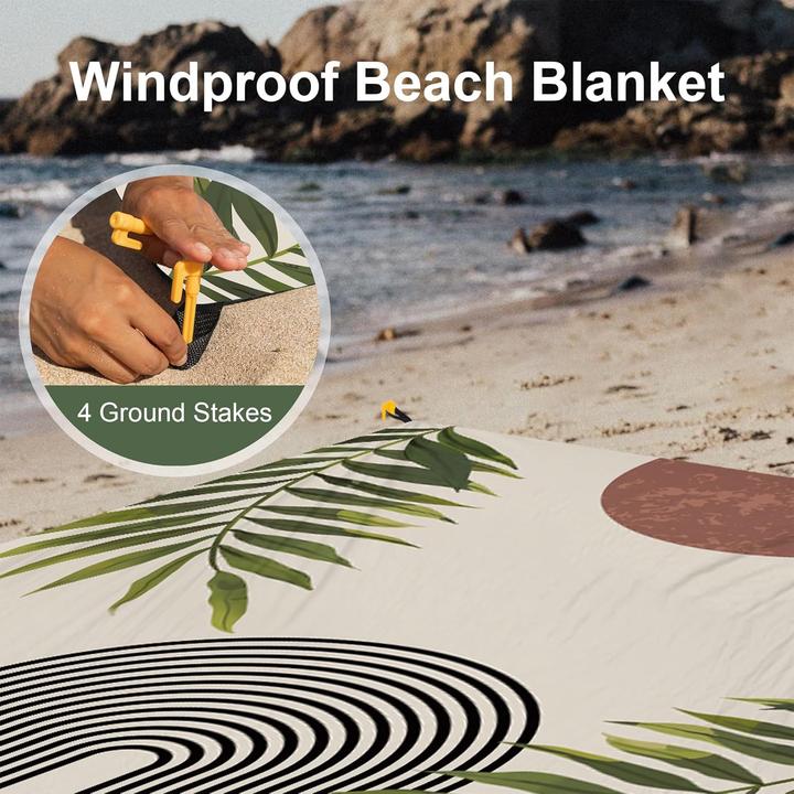 Actual product image Jopee Stranddecke 200x220cm mit Heringen