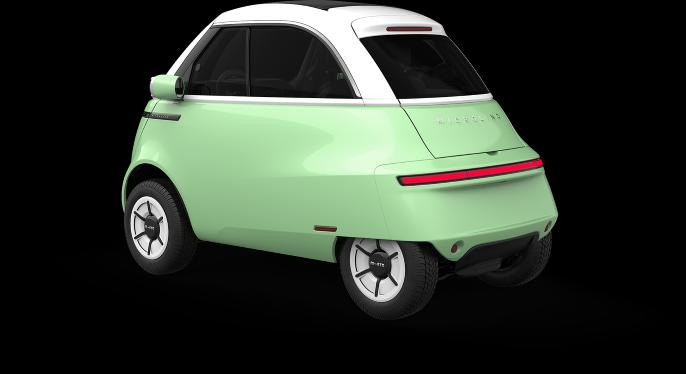 Actual product image Microlino Long Range Paris Mint (Electric, 17 hp)