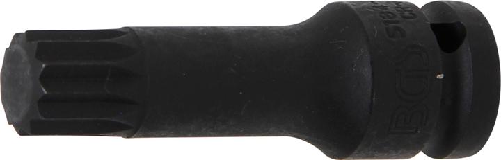 Actual product image BGS Impact Bit Socket length 78 mm 12.5 mm (1/2") Drive Spline (for XZN) M18 (M18)