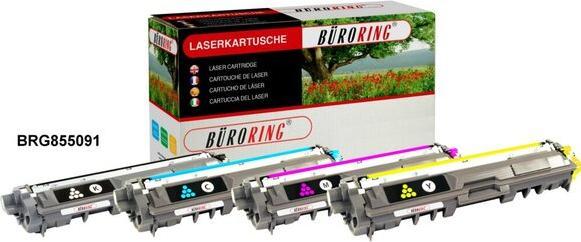 Produktbild Büroring Multipack Toner, ersetzt Brother TN-241, TN-242, TN-245, TN-246, 1 x ca. 2.500 Seiten, 3 x ca. 2.200