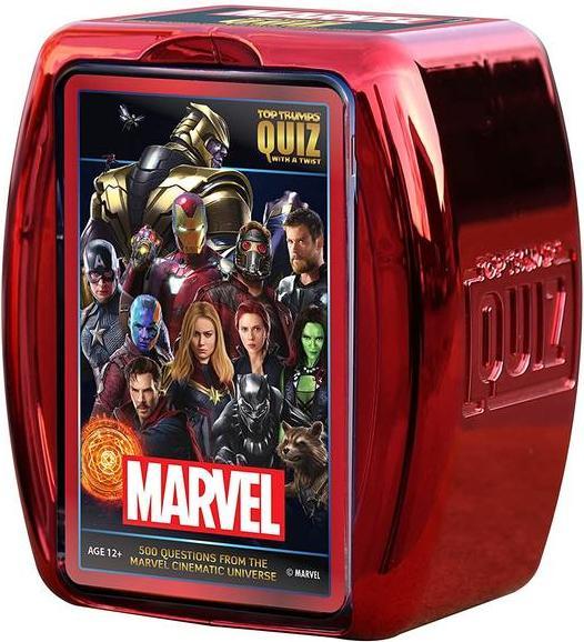 Actual product image Winning Moves WM00006-ITA-6 TOP TRUMPS QUIZ - MARVEL (English)