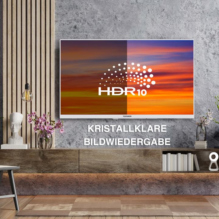 Produktbild Telefunken XF32TO750S-W 32 Zoll Fernseher Smart TV (Full HD, HDR, Triple-Tuner, 6 Monate HD+ inkl.) (32", LED, Full HD, 2024)