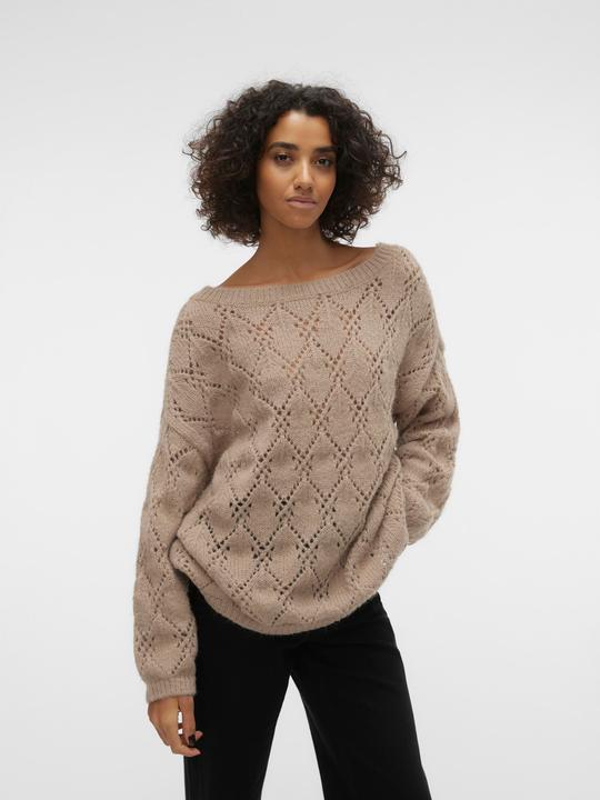 Produktbild Vero Moda VMSTAR LS BOATNECK LONG PULLOVER GA EXC Strickpullover (L)