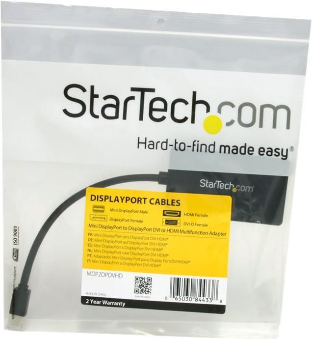 Image du produit StarTech Adaptateur Mdp Vers Dvi Ou HDMI (Mini DP, DVI, HDMI, 24 cm)