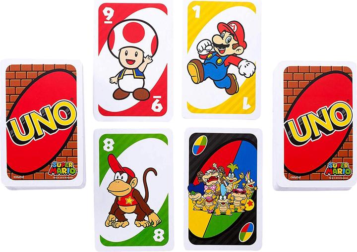 Productafbeelding Mattel Games UNO Mario Kart (Engels, Spaans)