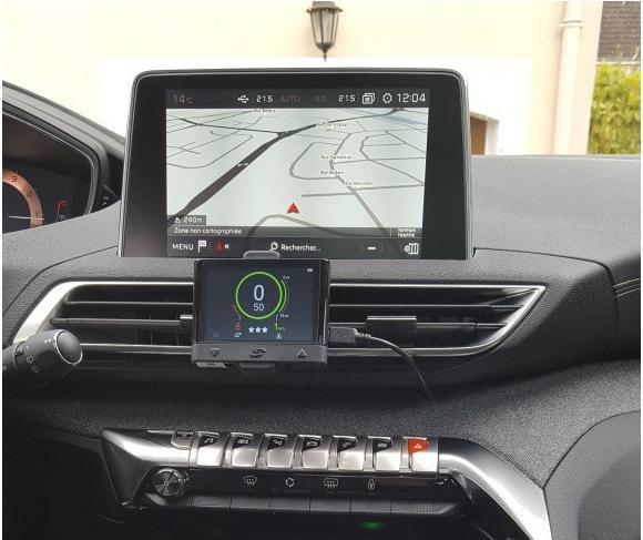 Immagine prodotto Akashi Supporto Voiture Alu Aimante Pour Grille D'Aeratio