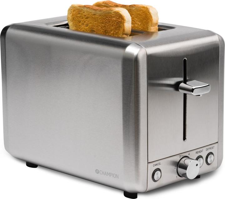 Champion Toaster 2 slices 925W BR220 stainless steel (EU plug)