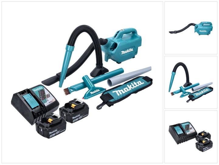 Actual product image Makita DCL 184 RM Battery hoover 18 V 54 mbar 0.5 l + 2x battery 4.0 Ah + charger