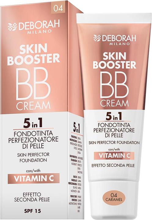 Actual product image Deborah Milano Skin Booster BB Cream 04 Caramel 30 ml (04 Caramel)