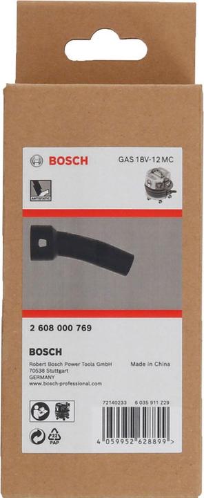Produktbild Bosch Professional Zubehör Krümmerrohr (antistatisch), 75 x 50 x 148 mm