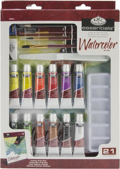 Actual product image Royal & Langnickel Watercolour Art Set - 21 pcs (304007)