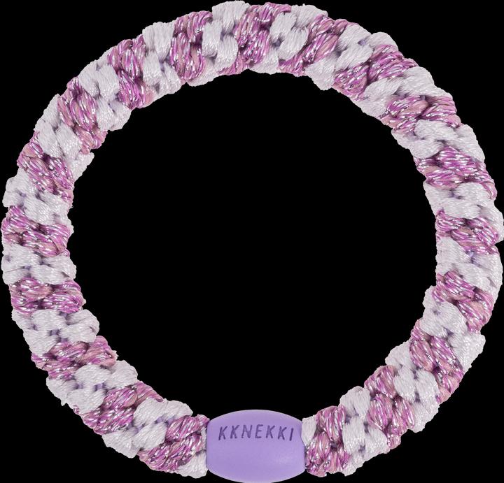Kknekki Haargummi Single Lavender Pink Glitter Stripe (Haargummi)