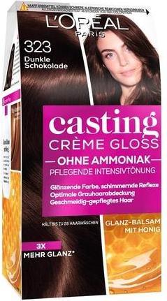 Image du produit L'Oréal Paris Loreal, Casting Creme Gloss, colorant capillaire, ombre 323 chocolat foncé, 1 pièce (323 Chocolat noir)